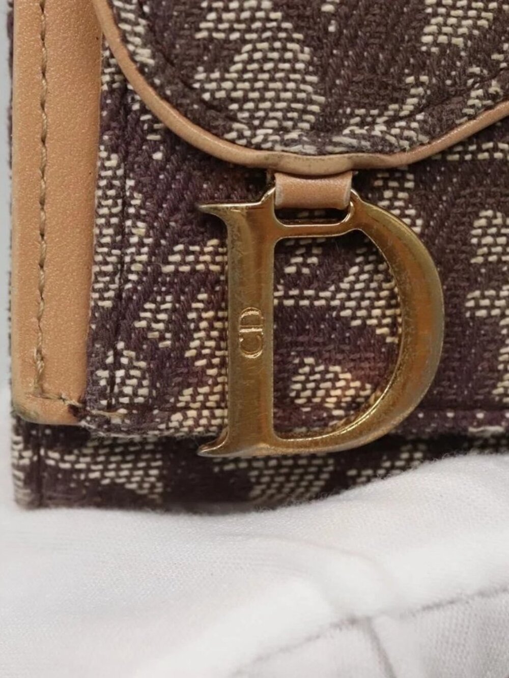 Christian Dior Trotter Canvas Wallet Black Auth ac3872 - Picture 8 of 14
